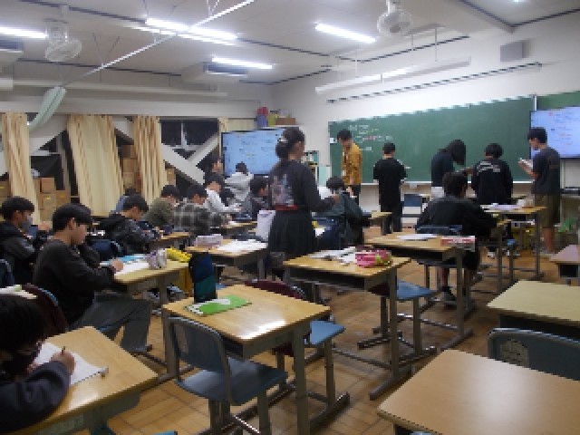 副校長先生の算数の授業が楽しみ。