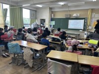 通学路の地図を掲示