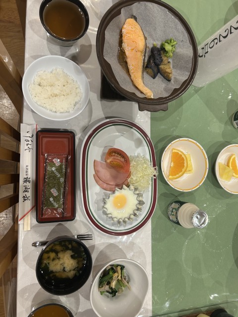 美味しそうな朝食です