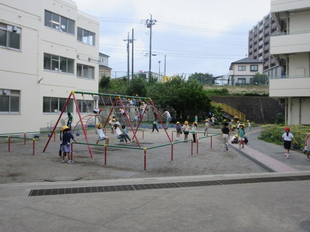 中庭の様子