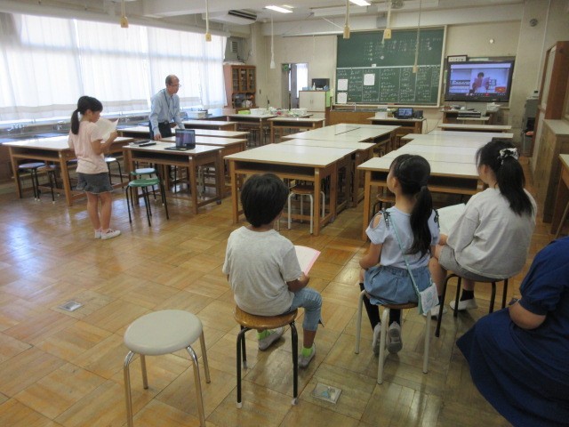 児童代表の言葉（３年生）