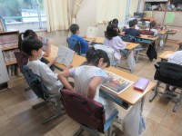 2年生朝の時間
