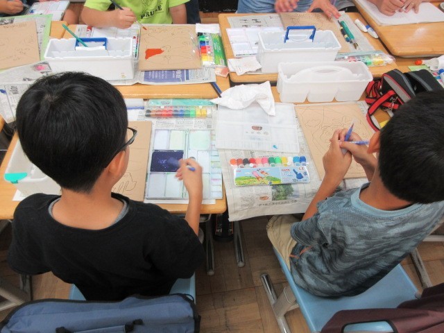 すぎな学級図工