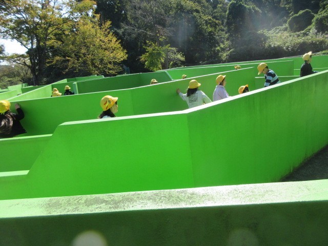 迷路で遊びました