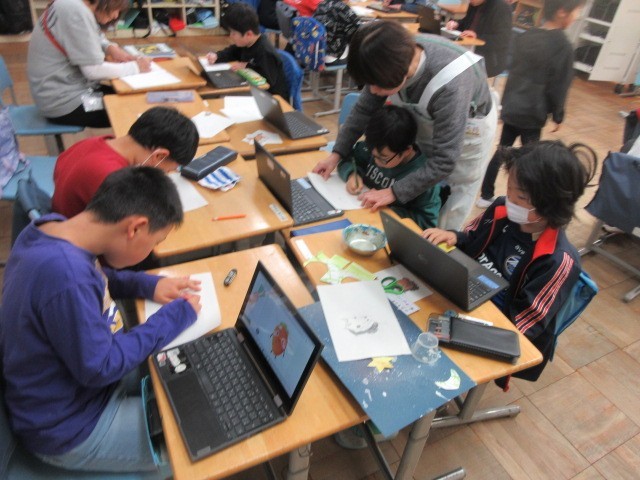 すぎな学級図工