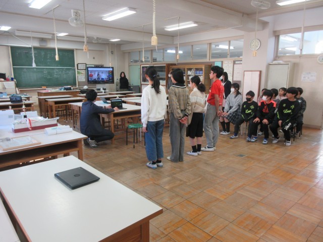 6年生のあいさつ