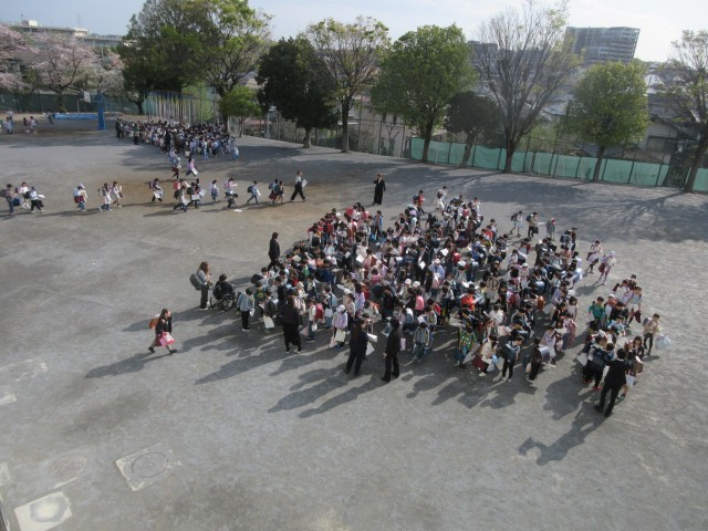 クラス分け名簿配布