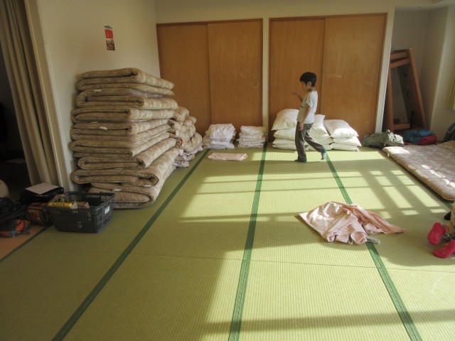 部屋の片付け