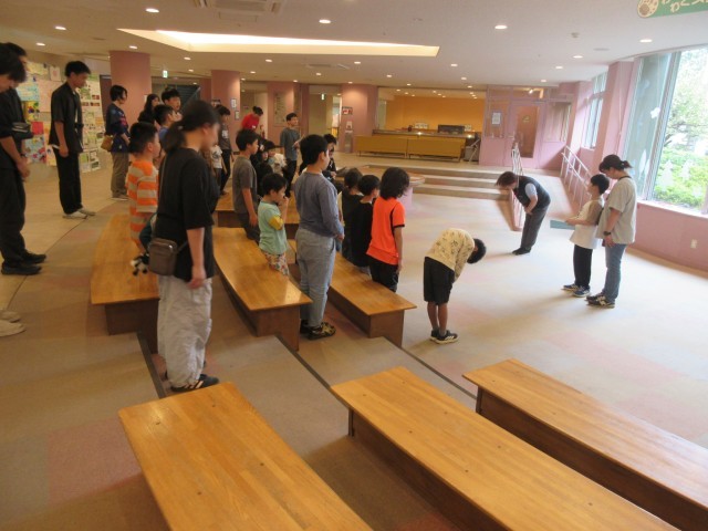 宿舎の方にお礼