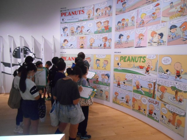 ワークシートをもとに学習中