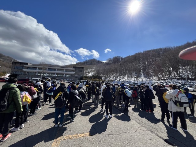 シャトレーゼスキー場に到着しました