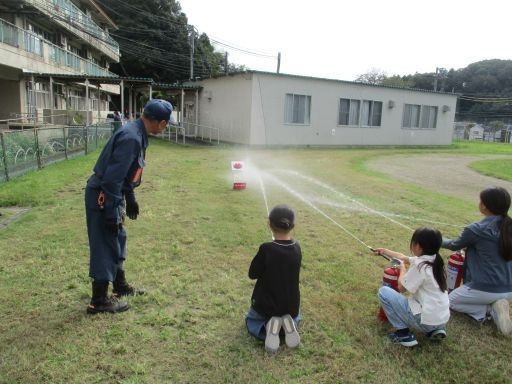 水消火器訓練