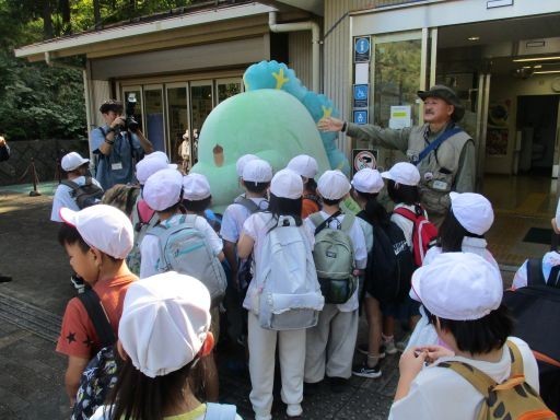 キャラクターもお出迎え