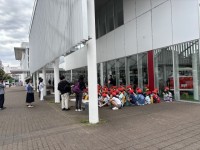 これから市役所見学です！