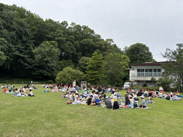 薬師池公園で昼食