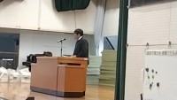 校長講話の様子