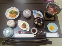 ホテルの豪華な食事