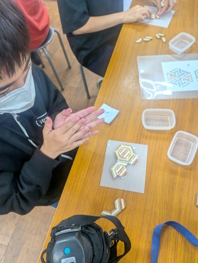 寄木細工体験１