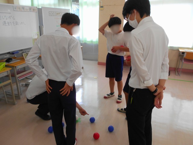 得点の確認の様子