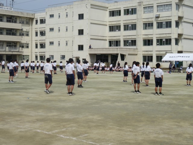 体育祭に向けてのダンス練習