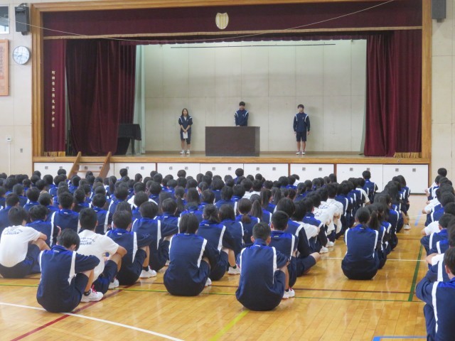 ３つの委員会から説明がありました