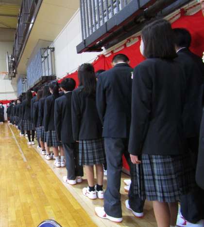 町田市立山崎中学校 | 学校日記 | 入学式♪